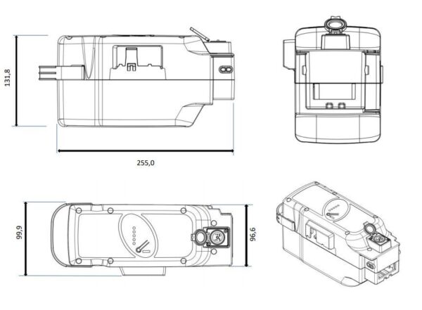 E-Bike Vision - EBV E-Bike Battery, kompatibel zu Panasonic 26 V Sitzrohr E-Bike Vision - EBV E-Bike Battery, kompatibel zu Panasonic 26 V Sitzrohr