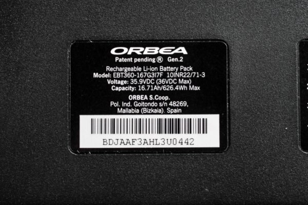 Orbea RS Gen2 Internal 630 Wh Akku